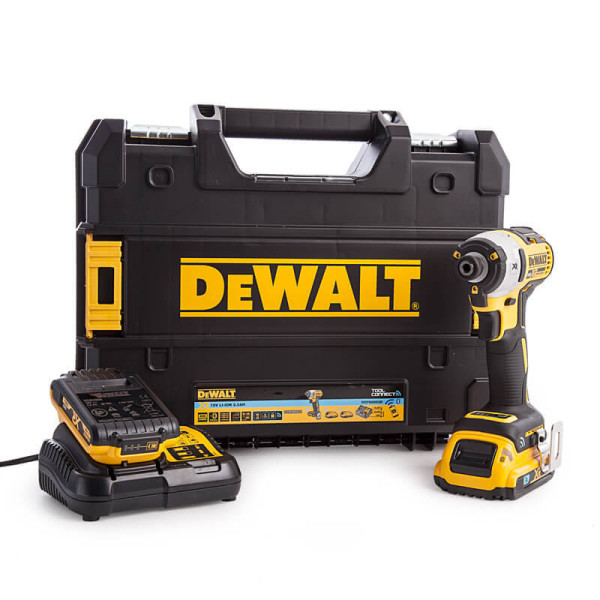 Шуруповерт аккумуляторный ударный 18В 2Aч DeWALT DCF888D2B