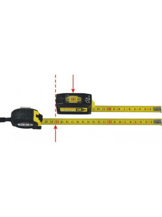 Рулетка с окошком TAJIMA In Look, INL30MY - 3м×13мм